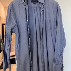 Vineyard Vines Blue Whale Shirt Large